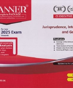 SCANNER CS EXECUTIVE PROGRAMME  PAPER-1  Jurisprudence, Interpretation and General Laws | Shuchita Prakashan