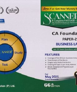 SCANNER CA FOUNDATION  PAPER-2 BUSINESS LAWS | Shuchita Prakashan