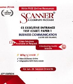 SCANNER CS EXECUTIVE PROGRAMME Group-I  PAPER-1 BUSINESS COMMUNICATION | Shuchita Prakashan