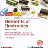 Elements of Electronics FIRST YEAR DIPLOMA - Semester II Electrical Engineering Group (EE / EP) |  J. S. Katre | Tech Knowledge  Publications