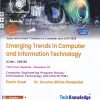 Emerging Trends in Computer and Information Technology Third Year Diploma - Semester VI  Computer Engineering Program Group/ Information Technology (CO/CM/IF/CW) | Pravin Goyal , Dr. Suvarna Shirke-Pansambal | Tech Knowledge  Publications