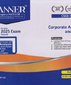 SCANNER CMA INTER GROUP-II  PAPER-10  Corporate Accounting and Auditing  | Shuchita Prakashan