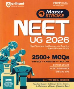 Master Stroke  NEET UG 2026 | Niranjan Kumar , Gaurav Shrivastava  , Dr. Sanjay Kaushik | Arihant Publications