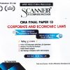 SCANNER CMA FINAL GROUP-III  PAPER-13  Corporate and Economic Laws | Shuchita Prakashan