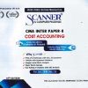 SCANNER CMA INTER GROUP-I  PAPER-8  Cost Accounting  | Shuchita Prakashan