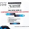 SCANNER CMA INTER GROUP-II  PAPER-10  Corporate Accounting and Auditing  | Shuchita Prakashan