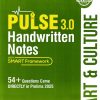 PULSE HANDWRITTEN NOTES ART & CULTURE | Arihant Publications