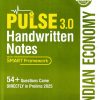 PULSE HANDWRITTEN NOTES INDIAN ECONOMY | Arihant Publications