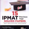 IPMAT SOLVED PAPERS  PREVIOUS YEAR (2023-2017) | DISHA PUBLICATION