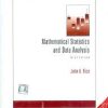 MATHEMATICAL STATISTICS AND DATA ANALYSIS I CENGAGE