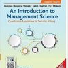 AN INTRODUCTION TO MANAGEMNT SCIENCE I CENGAGE