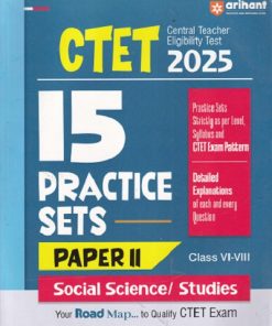 ROAD MAP CTET 15 PRACTICE SETS PAPER II CLASS VI-VIII SOCIAL SCIENCE /STUDIES I Arihant Publications