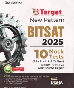NEW PATTERN BITSAT 2025 10 MOCK TESTS I DISHA