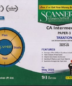 SCANNER CA INTERMEDIATE PAPER 3 TAXATION | CA ATIN AGRRAWAL| SHUCHITA