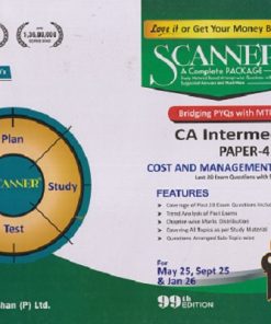 SCANNER CA INTERMEDIATE  PAPER 4 COST AND MANAGEMENT ACCOUNTING | DR ARPITA GHOSE | SHUCHITA
