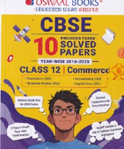 CBSE 10 PREVIOUS YEARS SOLVED PAPERS CLASS 12TH  COMMERCE  | OSWAL