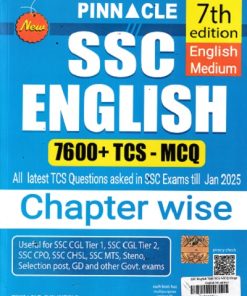 SSC ENGLISH 7600+ TCS MCQ CHAPTERWISE ENGLISH MEDIUM | PINNACLE PUBLICATION