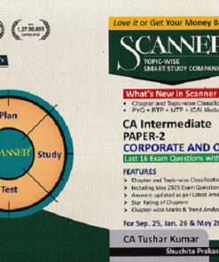 SCANNER CA INTERMEDIATE  PAPER 2 CORPORATE AND OTHER LAWS |TUSHAR KUMAR | SHUCHITA