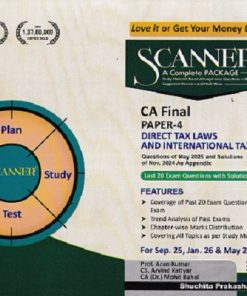 SCANNER CA FINAL  PAPER 4 DIRECT TAX LAWS AND INTERNATIONAL TAXATION | ARUN KUMAR | SHUCHITA