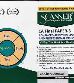 SCANNER CA FINAL PAPER 3 ADVANCED AUDITING ASSURANCE AND PROFESSIONAL ETHICS | CA CHARU AGRAWAL | SHUCHITA