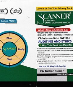 SCANNER CA INTERMEDIATE  PAPER 5 AUDITING AND ETHICS | DR ARPITA GHOSE| SHUCHITA
