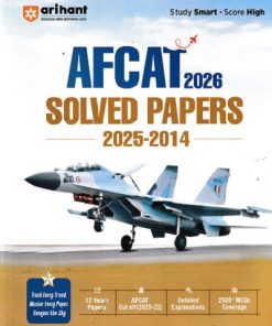 AFCAT 2026 SOLVED PAPERS 2025-2014 | VAGISHA MEHTA | ARIHANT