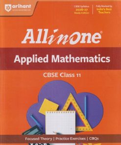 ALL IN ONE APPLIED MATHEMATICS CBSE CLASS 11 (2026-27) | MOHD. ADIL TAUHEED | ARIHANT