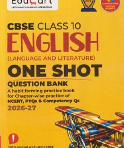 ONE SHOT QUESTION BANKS ENGLISH CBSE CLASS 10 2026-2027 | EDUCART