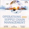 OPERATIONS AND SUPPLY CHAIN MANAGEMENT | RICHARD B. CHASE, RAVI SHANKAR, F. ROBERT JACOBS | McGraw Hill