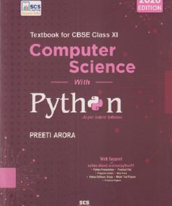 TEXTBOOK FOR CBSE CLASS 11TH COMPUTER SCIENCE WITH PYTHON | PREETI ARORA | SULTAN CHAND