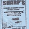 SHARPS BASICS OF COST AND MANAGEMENT ACCOUNTING AND MATERIAL ACCOUNTING I FY BCOM Semester 1 | SHARPS