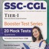 SET OF TWO BOOKS | SSC CGL TIER I BOOSTER TEST SERIES 20 MOCK TESTS QUESTION | GKP