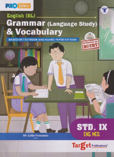 ENGLISH HL GRAMMAR LANGUAGE STUDY & VOCABULARY STD 9TH (ENG. MED) | COLLIN FERNANDES | TARGET