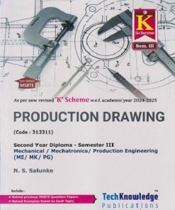 PRODUCTION DRAWING K SCHEME | N S SALUNKE | TECHKNOWLEDGE