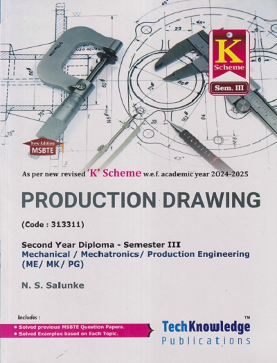 PRODUCTION DRAWING K SCHEME | N S SALUNKE | TECHKNOWLEDGE