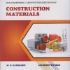 CONSTRUCTION MATERIALS - Semester 2 (For First Year Diploma In Civil Engineering Common For All Branches Jharkhand University)