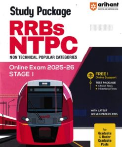 STUDY PACKAGE RRBS NTPC NON TECHNICAL POPULAR CATEGORIES ONLINE EXAM 2025-26 STAGE I | ARIHANT