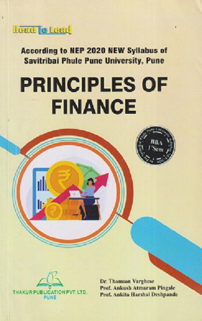 PRINCIPLES OF FINANCE | THOMSON VARGHESE | THAKUR