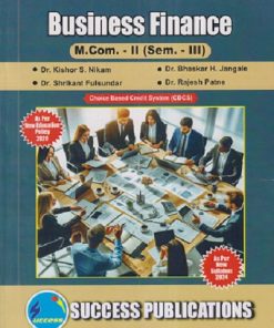 BUSINESS FINANCE M.COM. - II (SEM. - II) | KISHOR S NIKAM | SUCCESS
