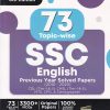 73 SSC ENGLISH PREVIOUS YEAR TOPIC-WISE SOLVED PAPERS 2010-2023 | Disha Publication