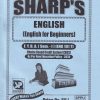 ENGLISH ENGLISH FOR BEGINNERS FYBA Semester 1 ENG 101 T | SHARP