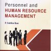 PERSONNEL AND HUMAN RESOURCE MANAGEMENT | P. SUBBA RAO | Himalaya Publishing House