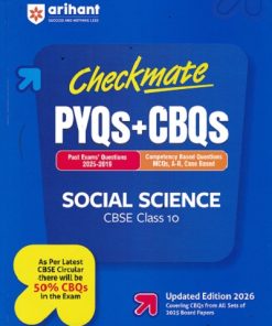 CHECKMATE PYQS + CBQS SOCIAL SCIENCE CBSE CLASS 10th | ARIHANT