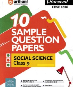 SOCIAL SCIENCE Class 9th CBSE - ISUCCEED - 10 SAMPLE QUESTION PAPERS 2026 | ARIHANT