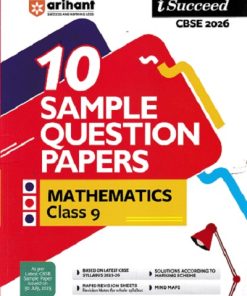 MATHEMATICS Class 9th CBSE - ISUCCEED - 10 SAMPLE QUESTION PAPERS 2026 | ARIHANT