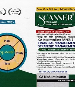 SCANNER CA INTERMEDIATE PAPER 6 - FINANCIAL MANAGEMENT AND STRATEGIC MANAGEMENT | CA NISHANT KUMAR | SHUCHITA PRAKASHAN