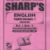 ENGLISH LITERATURE I  ENG 502 MJ MA I Semester 1 | SHARPS