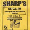 ENGLISH LITERARY CRITICISM AND THEORY ENG 504  MJ MA I Semester 1 | SHARPS