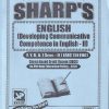 ENGLISHDEVELOPING COMMUNICATIVE OMPETENCE IN ENGLISH  -II F Y B COM SEM II (AEC 151 ENG) | SHARP