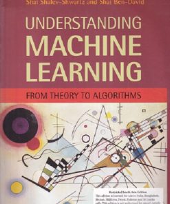 UNDERSTANDING MACHINE LEARNING | SHAI SHALEV SHWARTZ | CAMBRIDGE